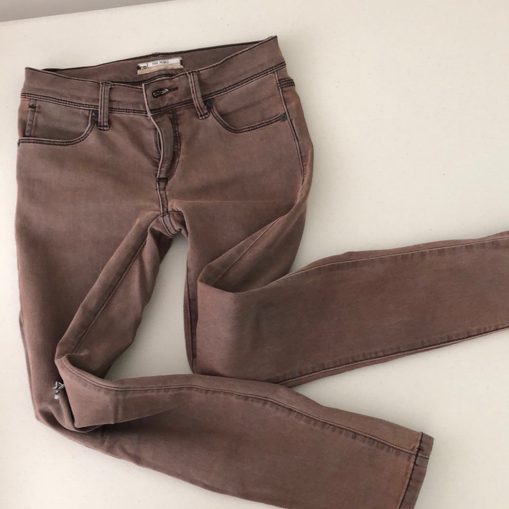 Free People brown jeans